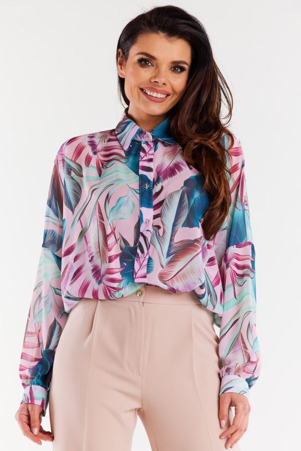 Long sleeve shirt model 196617 awama