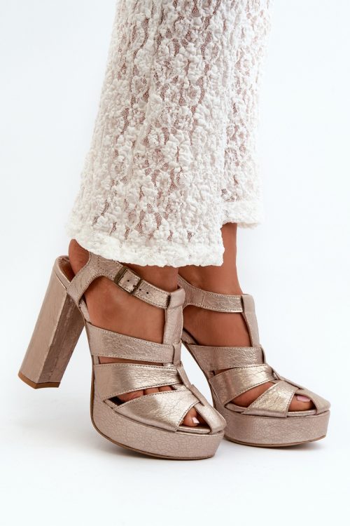 1034074 Heel sandals model 198400 Step in style