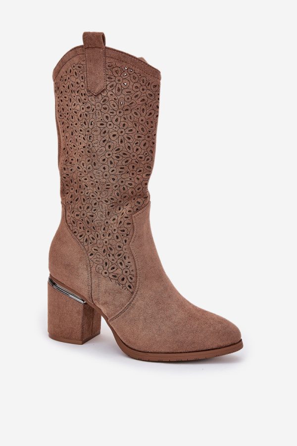 Open-work Boots model 218495 Step in style