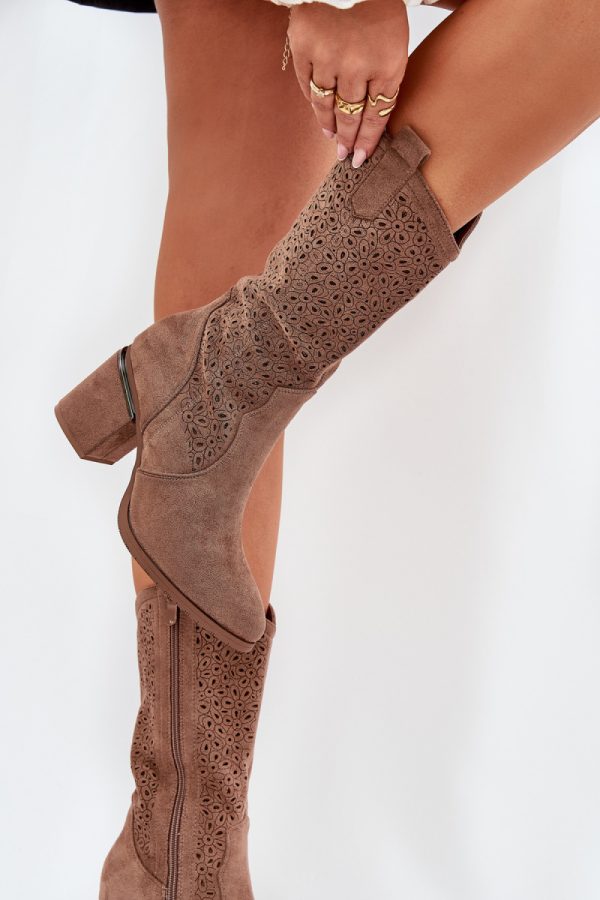 Open-work Boots model 218495 Step in style