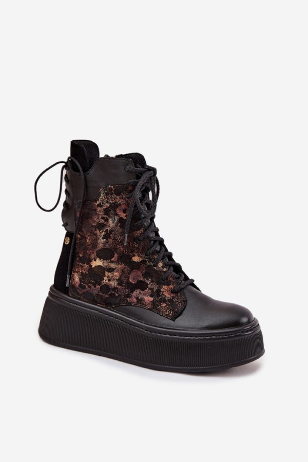 Platform boots model 219393 Step in style